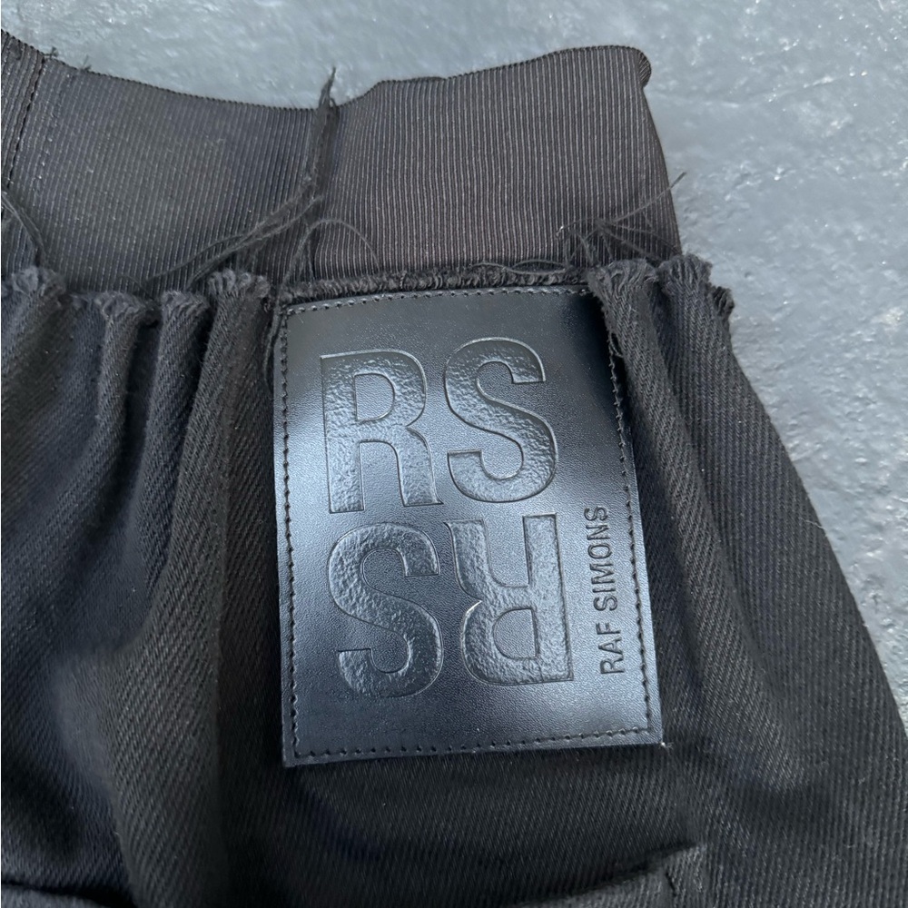 Raf Simons High Rise Wide Leg Jeans Cotton Pants Size 44 (AW22) - Picture 16 of 16